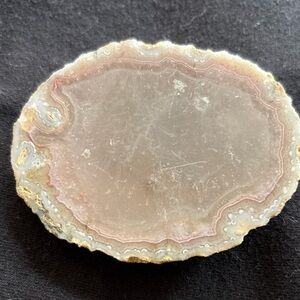 Natural Rough Cut Half Geode not polished approx. 2” x 3”